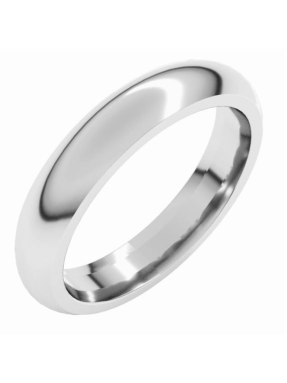 Continuum Sterling Silver 4 mm Comfort-Fit Half Round Band Size 7 - Sterling Silver Fine Jewelry | Jewelry by Sweet Pea
