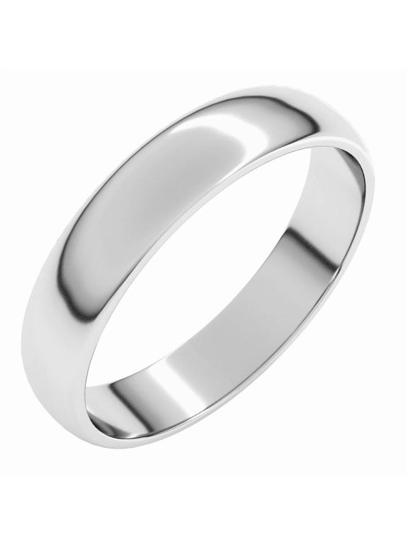 Continuum Sterling Silver 4 mm Lightweight Half Round Band Size 10.5 - Sterling Silver Fine Jewelry | Jewelry by Sweet Pea