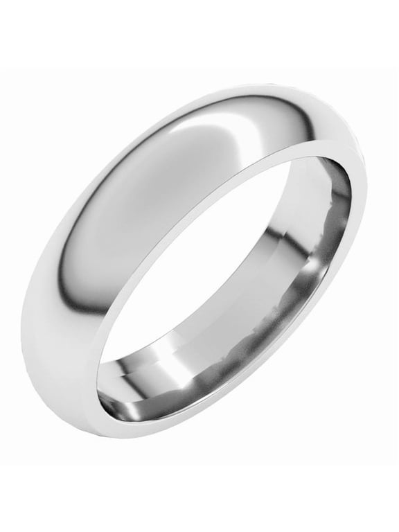 Continuum Sterling Silver 5 mm Comfort-Fit Half Round Band Size 11 - Sterling Silver Fine Jewelry | Jewelry by Sweet Pea