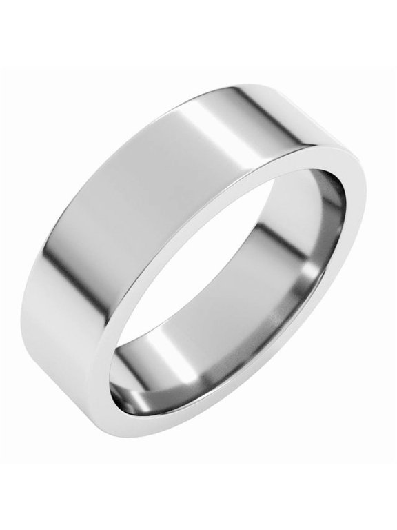 Continuum Sterling Silver 6 mm Comfort-Fit Flat Band Size 10 - Sterling Silver Fine Jewelry | Jewelry by Sweet Pea