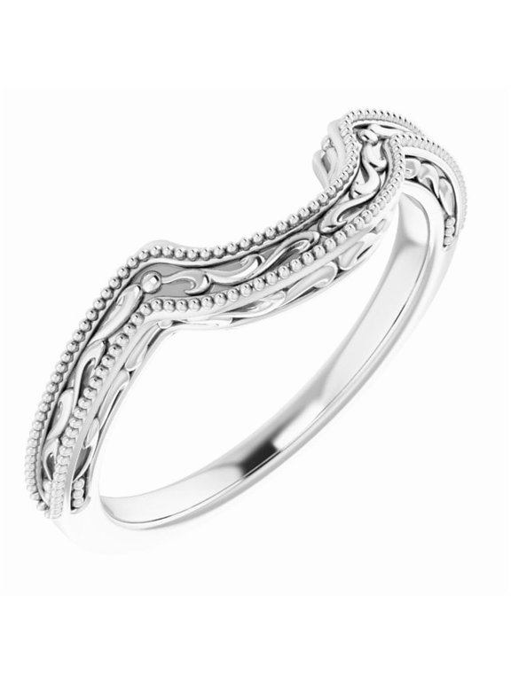 Continuum Sterling Silver Band for 7 mm Cushion Ring - Sterling Silver Fine Jewelry | Jewelry by Sweet Pea