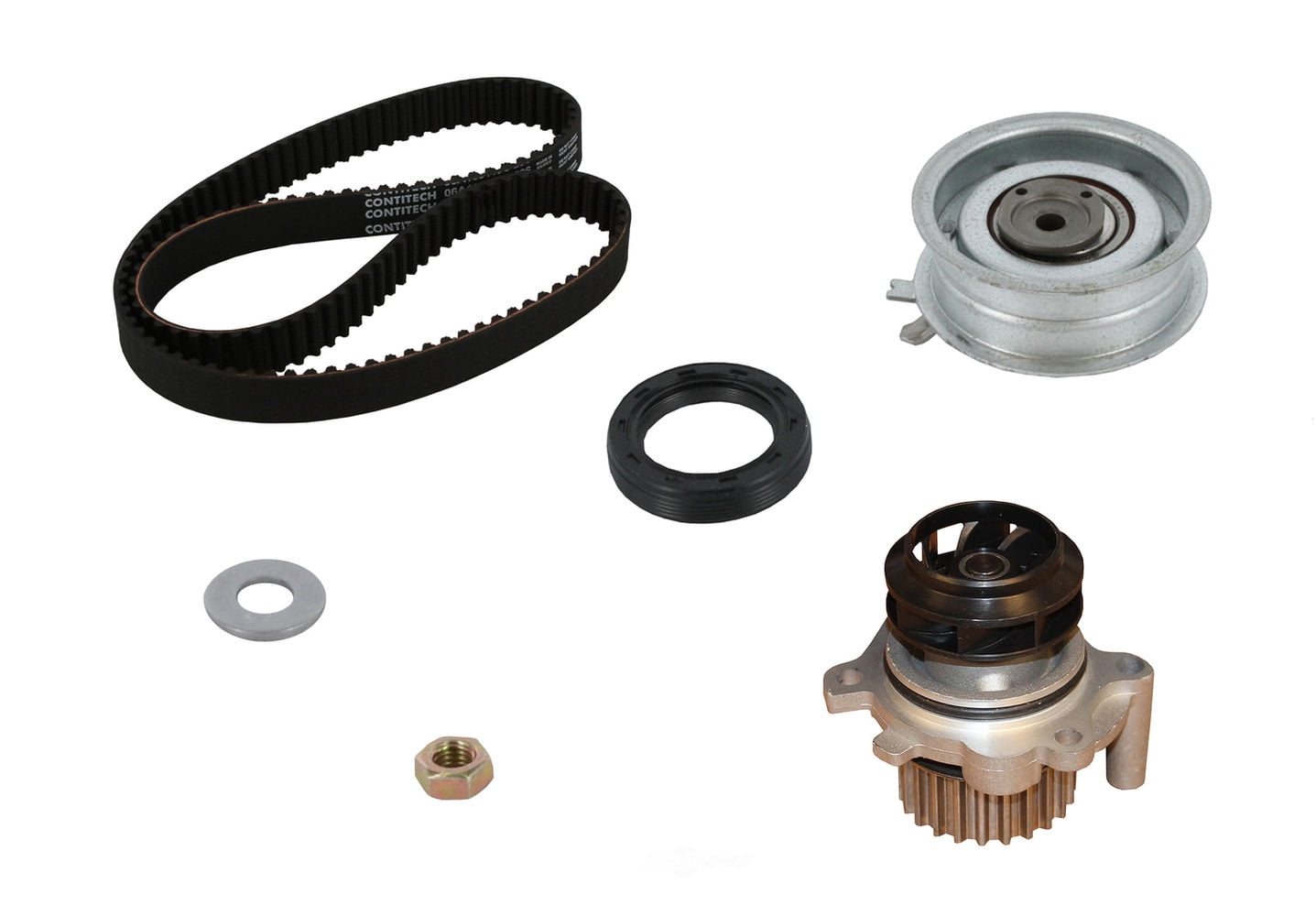 Contitech PP296LK1 Engine Timing Belt Kit With Water Pump