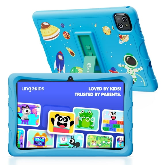 Contixo K103A Kids Tablets, Educational Tablets for Kids with Kid-Proof Tablet Case, 10", Blue