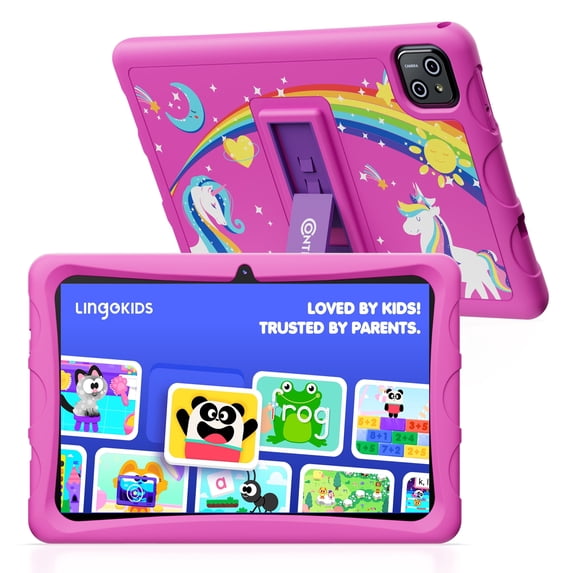 Contixo K103A Kids Tablets, Educational Tablets for Kids with Kid-Proof Tablet Case, 10", Pink