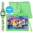 thumbnail image 1 of Contixo 10" Kids Tablet & Smart Watch Bundle, 80+ Disney eBooks, Parental Controls, Case, Stylus & Watch, Ages 3-12 - Green, 1 of 8