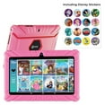 thumbnail image 1 of Contixo 7" Kids Tablet with 50 Disney eBooks,Parental Controls, Dual Cameras,  Pink, 1 of 6