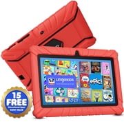 Contixo Kids Tablets 2026, Android Tablet for Kids with Parental Controls, 32GB Storage, 7, Red