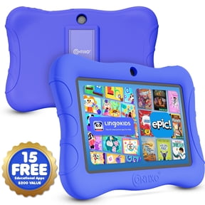 Contixo V9 7-Inch Kids' Educational Tablet (Android 13, 32GB) with Parental Controls, WiFi, Bluetooth, and Protective Case - Dark Blue
