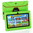 thumbnail image 1 of Contixo 7" Kids Tablet,Epic & Lingokids,32GB,Educational Android Tablet for kids 3-7, Parental Controls, Dual Camera, WiFi - Green, 1 of 7