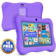 Contixo V9 7-Inch Kids Educational Tablet Android 13, 32GB with Parental Controls, WiFi, Bluetooth, and Protective Case - Purple