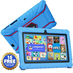 Contixo Kids Tablets 2026, Android Tablet for Kids with Parental Controls, 32GB Storage, 7", Blue