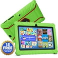 thumbnail image 1 of Contixo 7" Kids Tablet, Ages 3-7, Epic & Lingokids, Kid-Proof Case, Android Tablet, Parental Controls, 32GB - Green, 1 of 10