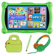 Contixo 7" Kids Tablet Bundle, 50 FREE Disney Storybooks, Educational Android Tablet for Ages 3-12, 32GB, STEM Learning, Parental Controls, with Kid-Safe Headphones & Case - Purple
