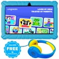 thumbnail image 1 of Contixo Kids Tablets Bundle, 7-Inch Educational Android Tablet and Wired Headphones for Kids Ages 3-7, Blue, 1 of 11