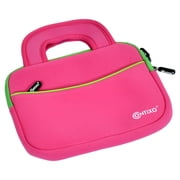 Contixo Tablet Neoprene Protective Tablet Case with Pocket for 7” to 8" Kids Tablets, Pink