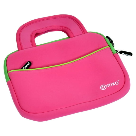 Contixo 7" Kids Tablet Sleeve Case - Protective Bag for V8/V9 Tablets, Durable, Lightweight - Pink