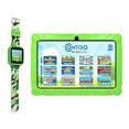 thumbnail image 1 of Contixo 7" Kids Tablet & Smart Watch Bundle, STEM Learning w/ Contixo Academy, Kids Ages 3-7, Parental Controls, Android Tablet, WiFi - Green, 1 of 8
