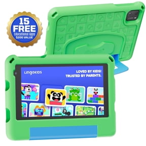 Contixo A7 Kids Tablets 2026 Model, Educational Tablets for Kids with Parental Controls and Kid-Proof Case, 7”, Green