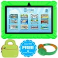 thumbnail image 1 of Contixo 7" Tablet Bundle, Kids Ages 3-7, 15 Free Educational Apps, STEM Learning, Headphones & Sleeve Case, Android Tablet, Parental Controls - Green, 1 of 9