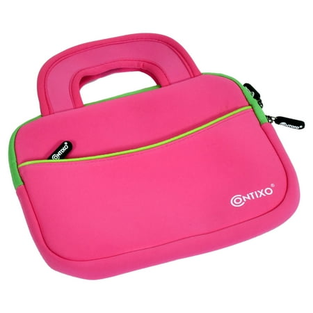 Contixo 7 inch Tablet Sleeve Bag for Contixo V8/V9 Kids Tablet & More, TB01 Pink