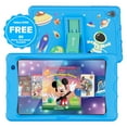 thumbnail image 1 of Contixo 8" Kids Tablet, 2025 Model, 80 FREE Disney eBooks, Educational Android Tablet for Ages 3-12, 32GB, Kid-Proof Case with Kickstand, Android 13 - Blue, 1 of 11