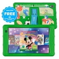 thumbnail image 1 of Contixo 8" Kids Tablet, 2025 Model, 80 FREE Disney eBooks, Educational Android Tablet for Ages 3-12, 32GB, Kid-Proof Case with Kickstand, Android 13 - Green, 1 of 9