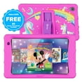 thumbnail image 1 of Contixo 8" Kids Tablet, 2025 Model, 80 FREE Disney eBooks, Educational Android Tablet for Ages 3-12, 32GB, Kid-Proof Case with Kickstand, Android 13 - Pink, 1 of 11