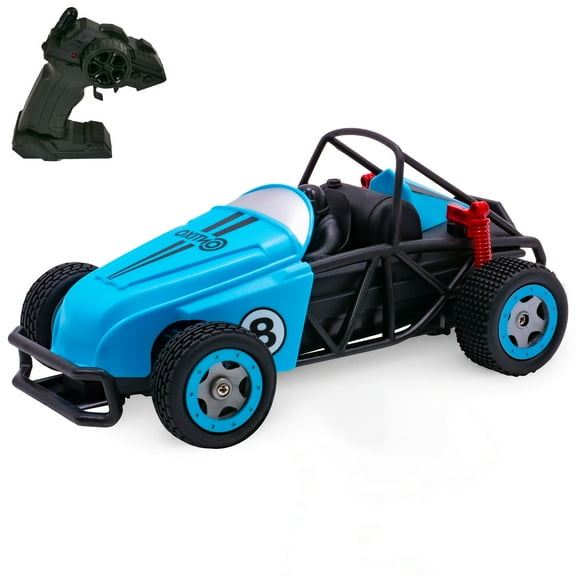 Contixo Buggy RC Car, Dual-Speed, 1:14 Scale, Remote Control Car,4WD, All-Terrain, 2.4GHz, Race & Drift Car, Toys for Kids - Blue