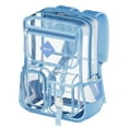 thumbnail image 1 of Contixo Clear Backpack, Stadium Approved PVC Transparent Clear Bag for Concerts, Events, and School, Blue, 1 of 8