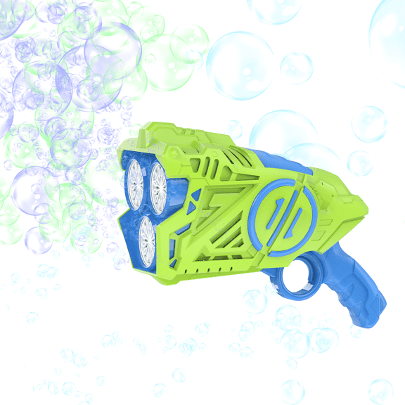Contixo Deluxe Bubble Gun for Kids - Premium Bubble Blower, Leak-Proof Design