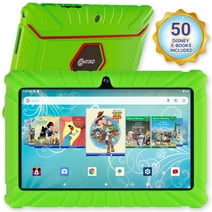 Contixo Disney Storybook 7" Kids Tablet with Kid-Proof Case | 16 GB - Green(2024)