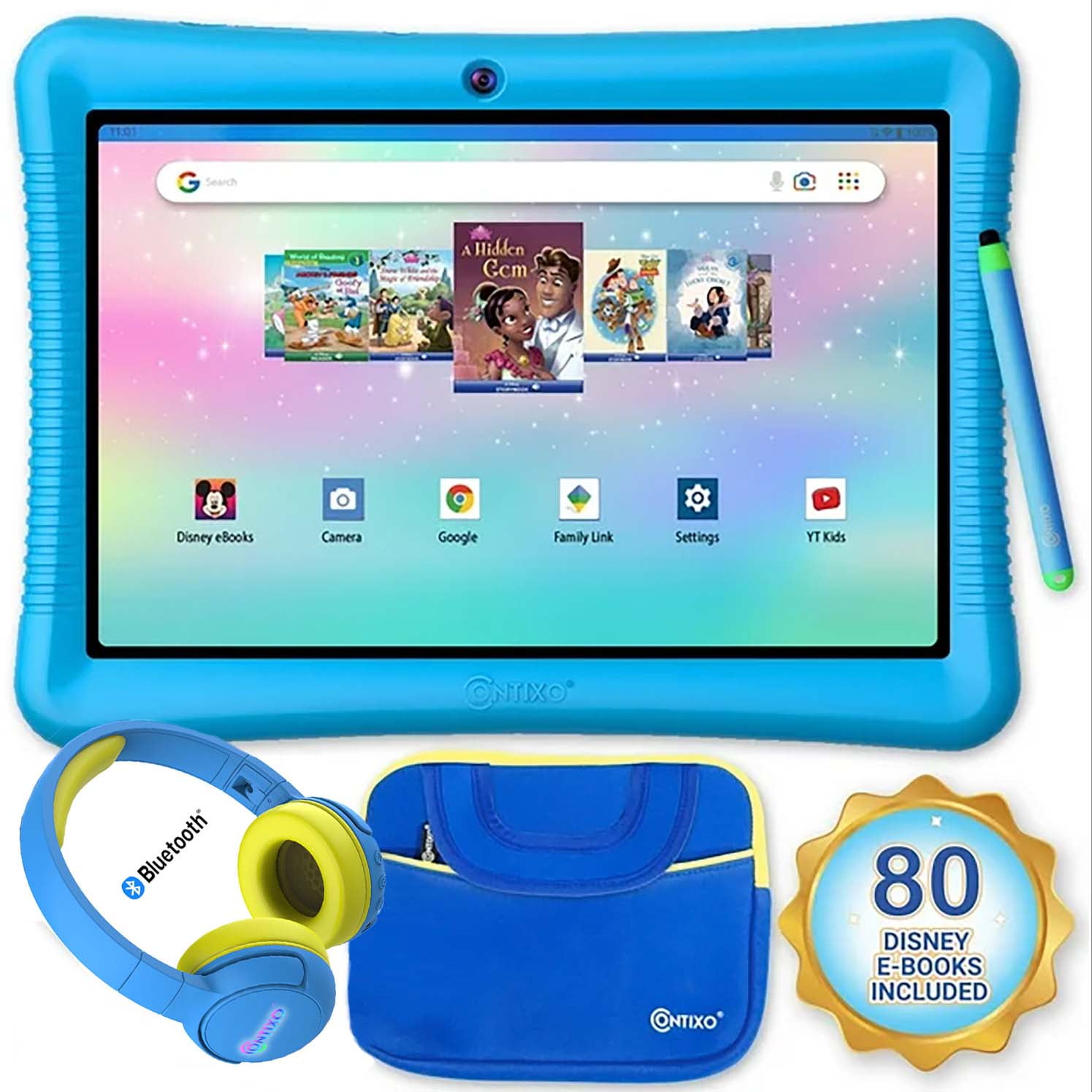 Contixo Tablet K102 para niños, HD de 10 pulgadas, de 3 a 7 años