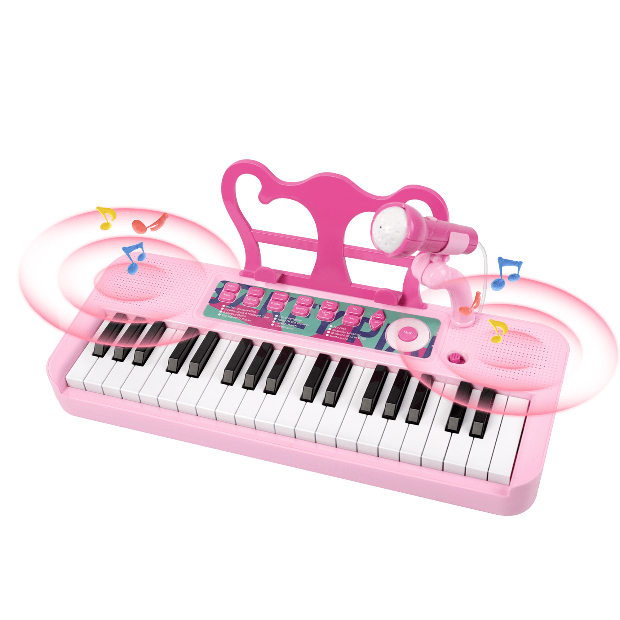 Contixo Keyboard Kids Piano Music Toy - 37 Keys, Speakers, Mic for Ages ...