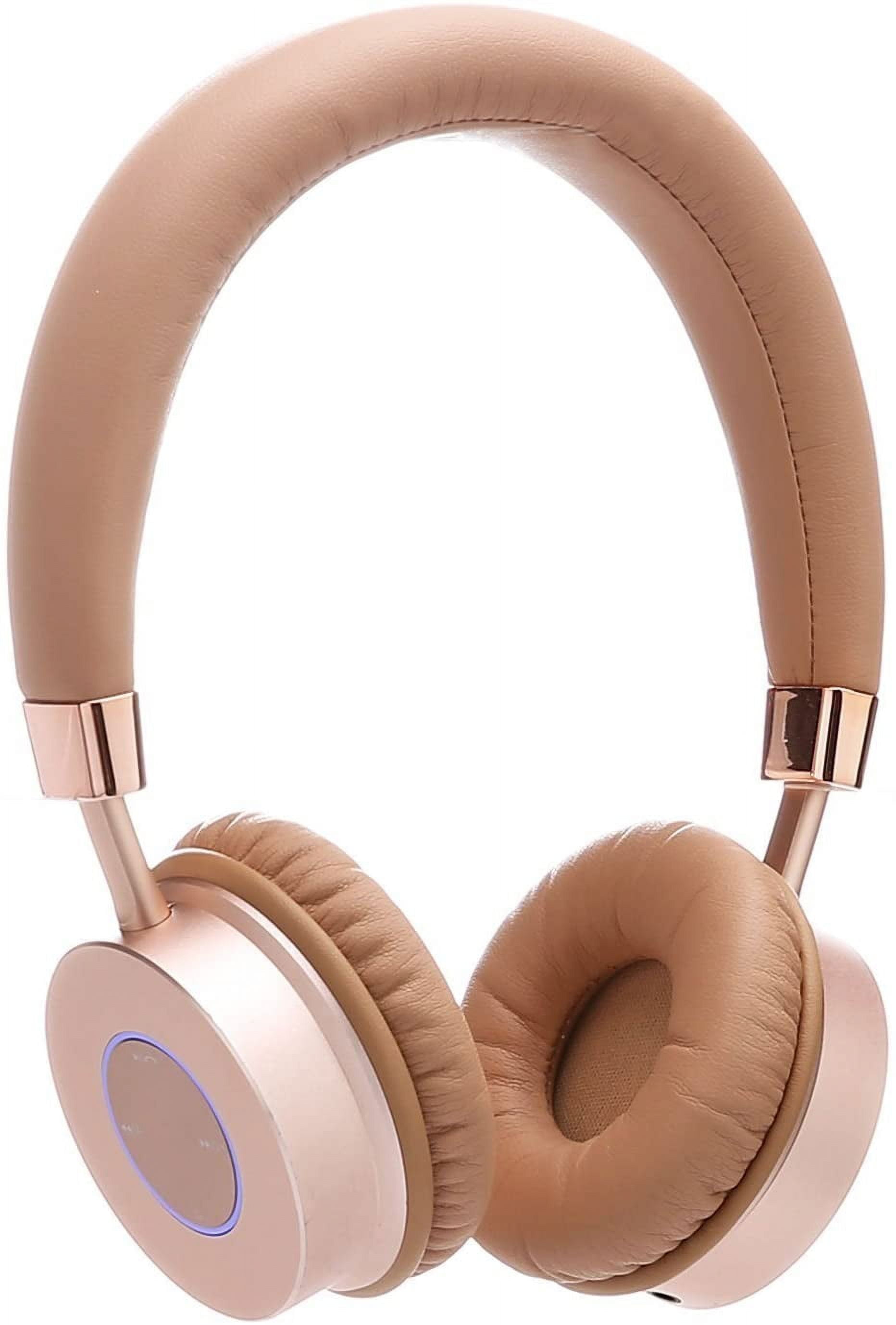 Contixo Kids Headphones, Over-The-Ear Wireless Headphones with 85dB Volume Limit, Ages 3-9, Gold