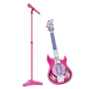 Contixo Kids Guitar Set w/ MP3 Microphone, Guitar for Kids Ages 3+, Toddler Toys, Dual Play Modes, Musical Toy - Purple