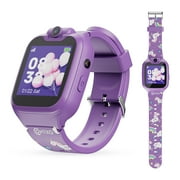 Contixo Kids Smart Watch with 1.54  HD Touch Screen, Kids Watch with 16 Educational Games and Rotating Camera, Purple