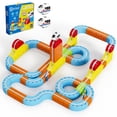 thumbnail image 1 of Contixo  Magnetic Train Track Set for Kids,  2 Rechargeable Electric Trains,  150PCS DIY 3D Building Blocks Railway Toy, STEM Learning Construction Set for Boys & Girls Ages 3-8, 1 of 9