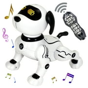 Contixo R3 Robot Dog Toy, Remote Control, Voice Commands, Dancing, Black, Ages 3-8