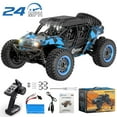 thumbnail image 1 of Contixo RC Off-Road UTV, 1:16 Scale, 4WD, 2.4GHz, LED Headlights, Remote Control Car for Kids & Adults – Blue, 1 of 15