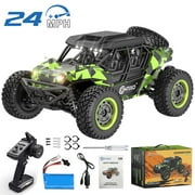 Contixo HC4 Off-Road UTV RC Car, 116 Scale Remote Control Cars with 4WD for Kids and Adults, Green