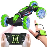 Contixo SC1 Remote Control Cars, Gesture Sensing Stunt Racer RC Car Toy with Wrist Remote, Green