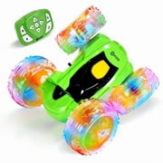 Contixo SC3 Remote Control Cars, Stunt Racer All-Terrain RC Car Toy with Wristband Controller, Green