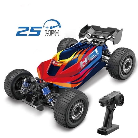 Contixo HC1 Road Rager RC Car, 1:16 Scale 4WD Remote Control Cars with Brushless Motor, All-Terrain, Red