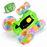 Contixo SC3 Remote Control Cars, Stunt Racer All-Terrain RC Car Toy with Wristband Controller, Green