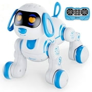 Contixo Smart Puppy, Kids & Toddlers Ages 3-8, Interactive Learning Robot Dog Toy, Remote Control, Lights & Sounds, Boys & Girls - Pink