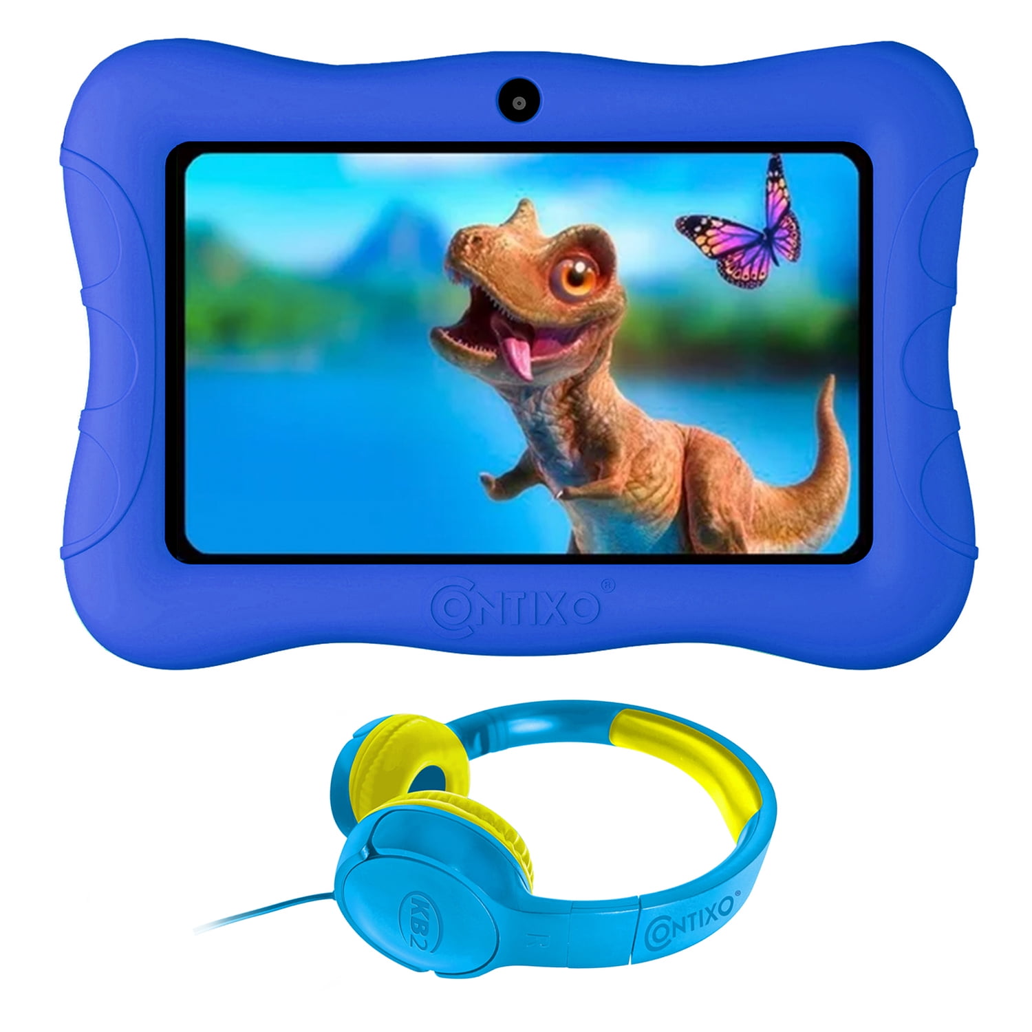 Contixo V9 Bundle, 7" Kids Tablet with Headphones Featuring Android
