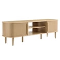 thumbnail image 1 of Contour 63" Wood TV Stand in Oak, 1 of 7