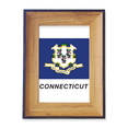 thumbnail image 1 of Contour American State Flag Connecticut Photo Frame Exhibition Display Art Desktop Painting, 1 of 4