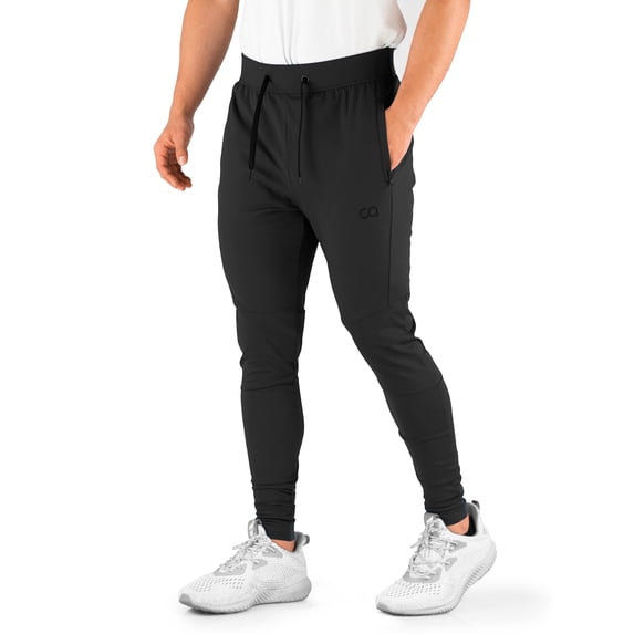 Contour Athletics Men's Joggers HydraFit Premium Sweatpants with Zipper Pockets