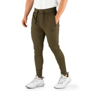 Contour Athletics Mens Joggers HydraFit Premium Sweatpants with Zipper Pockets